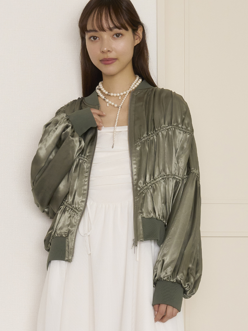 ジャケット・アウター FURFUR ma-1 WEB・一部店舗限定カラー】ギャザーMA1ブルゾン(ジャケット
