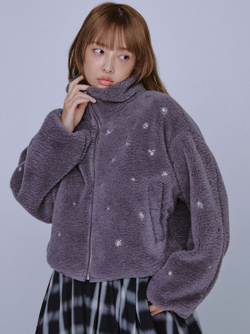 FURFUR ファーファー フラワーエンブロガウン ロング 羽織り 花 FURFUR ファーファー フラワーエンブロガウン ロング 羽織り 花