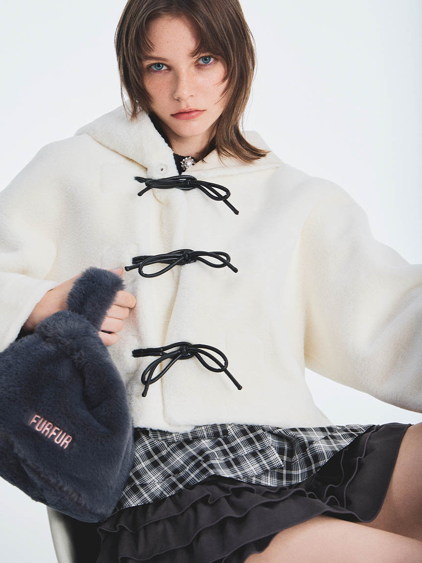 FURFUR リボンショートダッフルコート リボンショートダッフルコート(ジャケット)｜アウター｜FURFUR（ファー