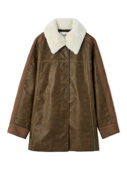 ジャケット・アウター FUR FUR Fur zip up jacket