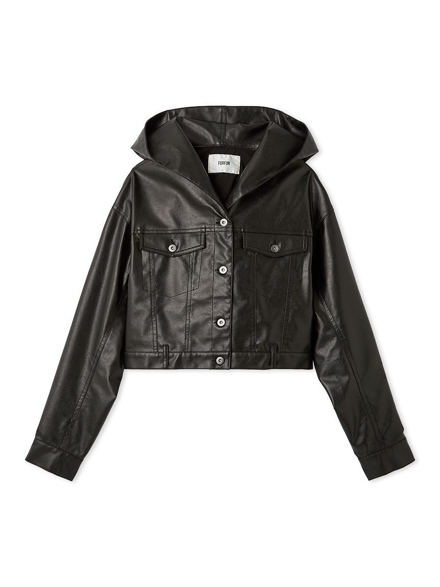 ジャケット・アウター FUR FUR マルチマテリアルフードブルゾン(ジャケット)｜アウター｜FURFUR