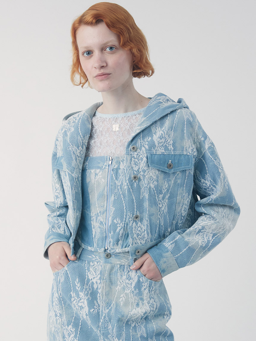 マルチマテリアルフードブルゾン(ジャケット)｜アウター｜FURFUR