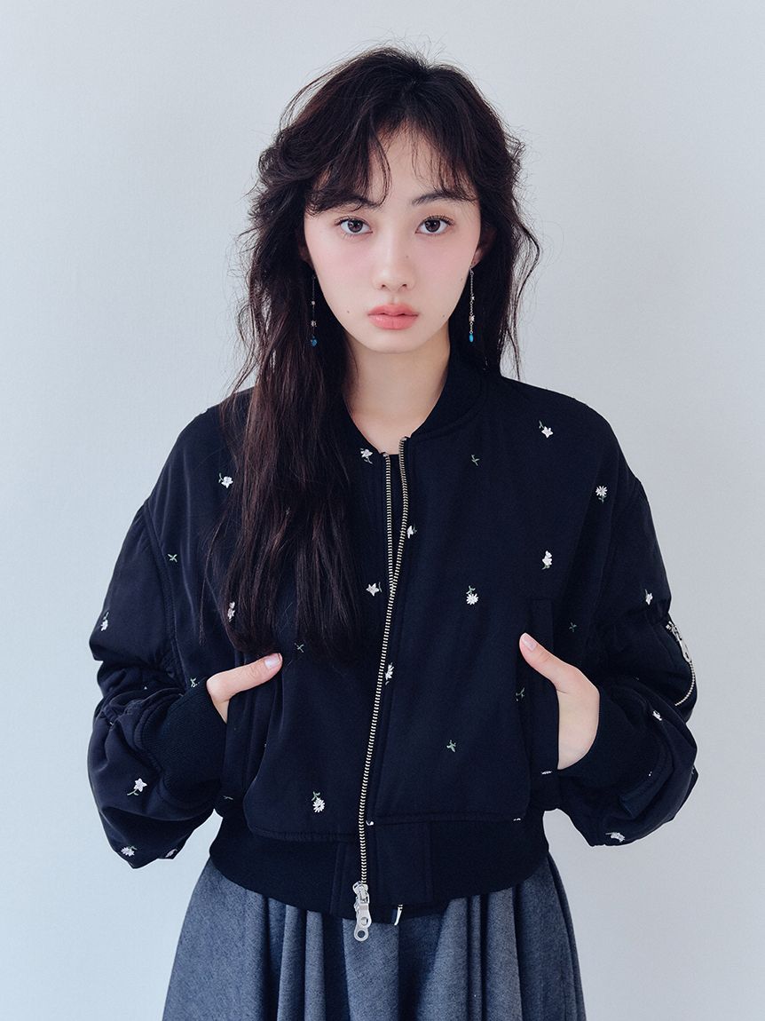 新品　24aw　 DRUGSTORE’S 定価2万　ブルゾン　ふわふわ　刺繍 楽天市場】【SALE／40%OFF】FREAK'S STORE フェイクレザー ジップ