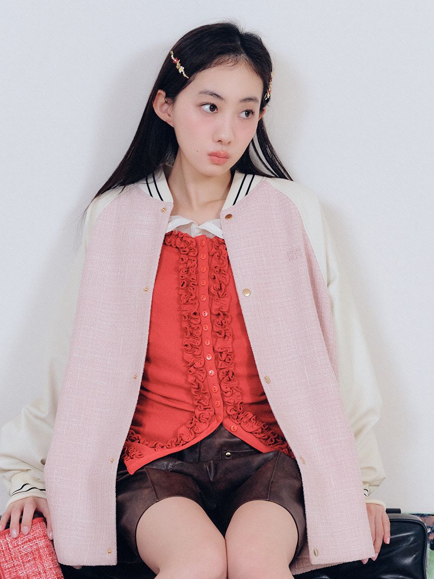 2WAYツイードスタジャン(ジャケット)｜アウター｜FURFUR（ファーファー