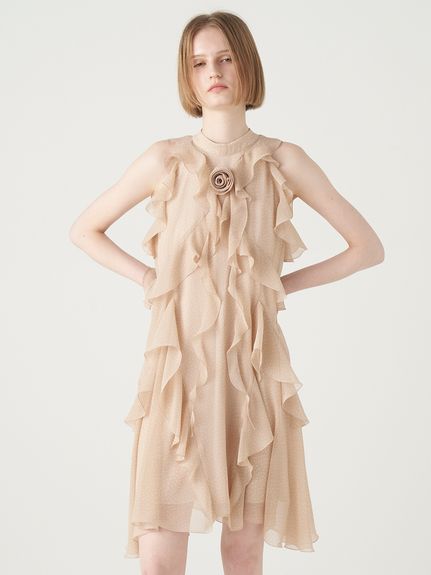 ボリュームラッフルミニドレス ラッフルミニドレス(ミニワンピース)｜ワンピース｜FURFUR