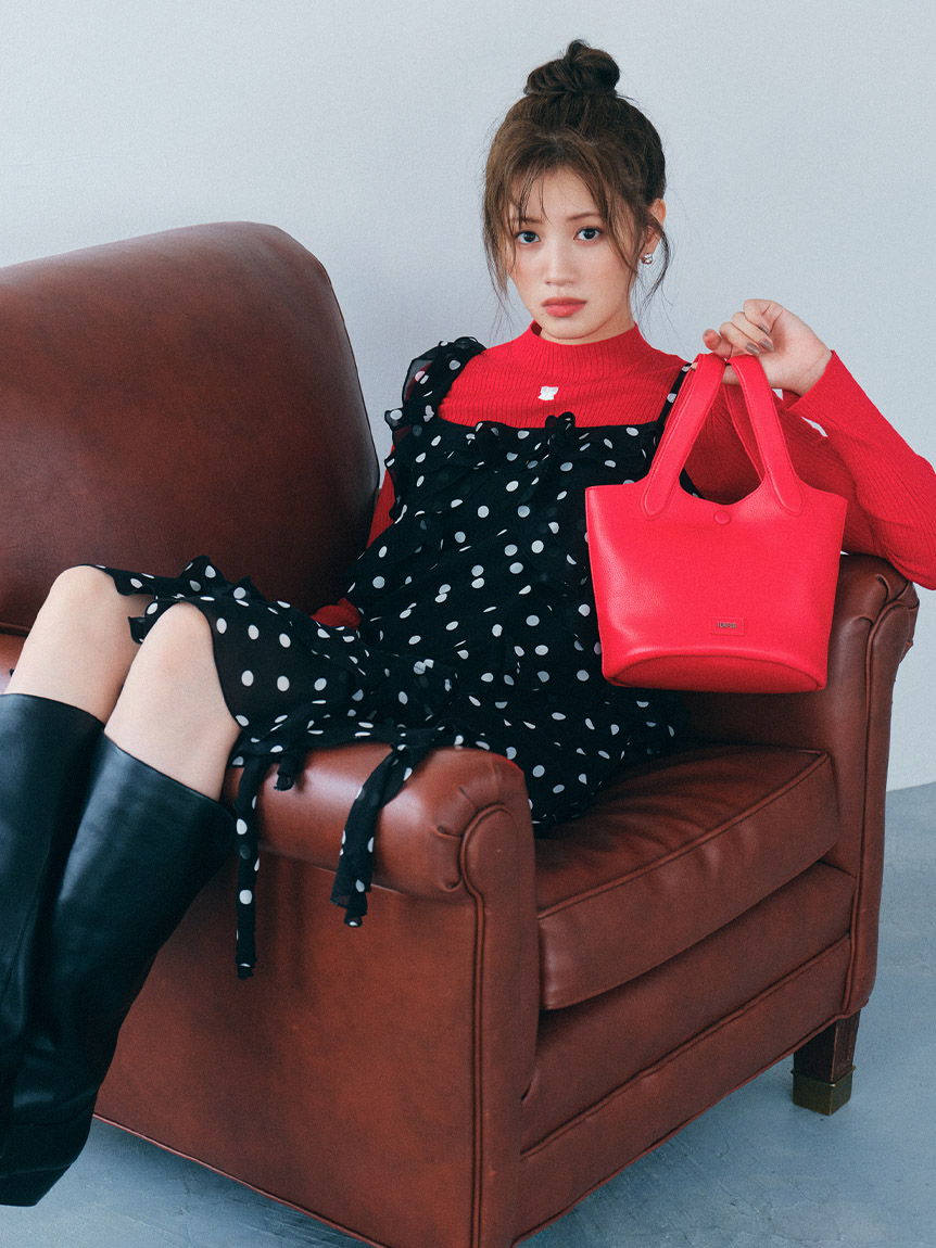 FURFUR フリルトップキャミ ブルー ファーファー FURFUR フリルキャミトップス （LBLU