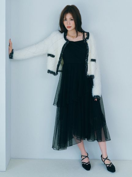 ボレロSETチュールドレス(ロングワンピース)｜ワンピース｜FURFUR