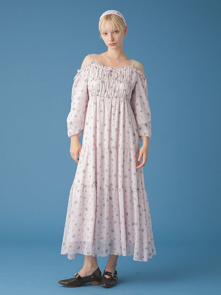 2WAYオリジナルフローラルドレス(ロングワンピース)｜ワンピース
