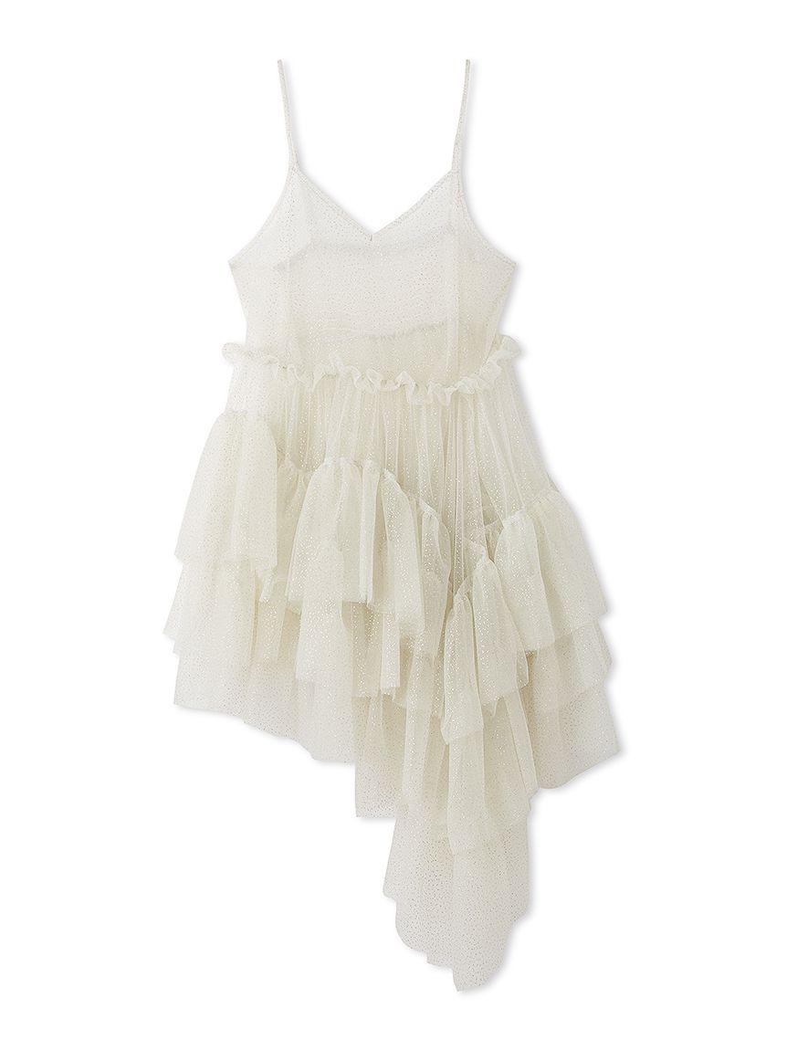 FURFUR チュールボリュームチュニック ボリュームレイヤードチュールワンピース(ミニワンピース)｜DRESS