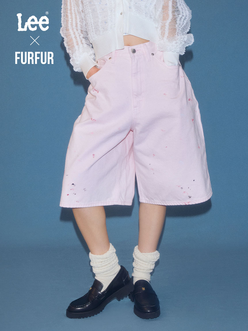 Leeコラボペイントデニムハーフパンツ(デニムパンツ)｜パンツ｜FURFUR