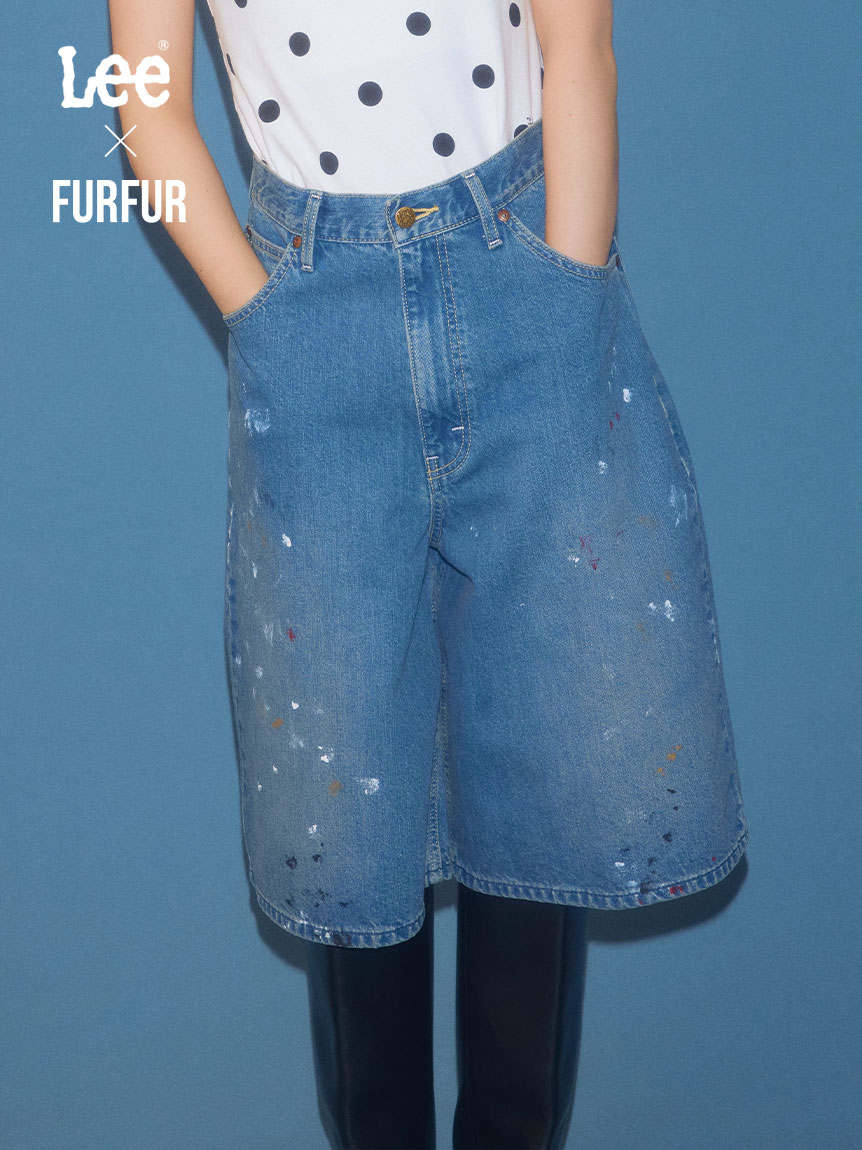 Leeコラボペイントデニムハーフパンツ(デニムパンツ)｜パンツ｜FURFUR