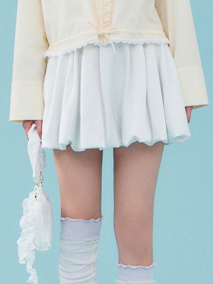 FURFUR フリルレイヤースウェードショートパンツ FURFUR フリルレイヤースウェードショートパンツ 【公式通販】