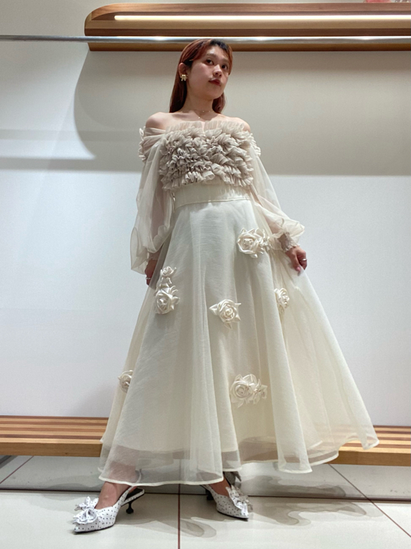 コサージュフレアスカート(フレアスカート)｜スカート｜FURFUR（ファー  