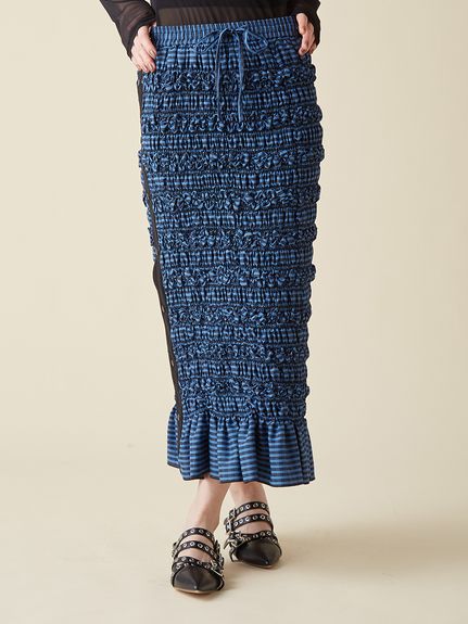 サイドラインシャーリングスカート