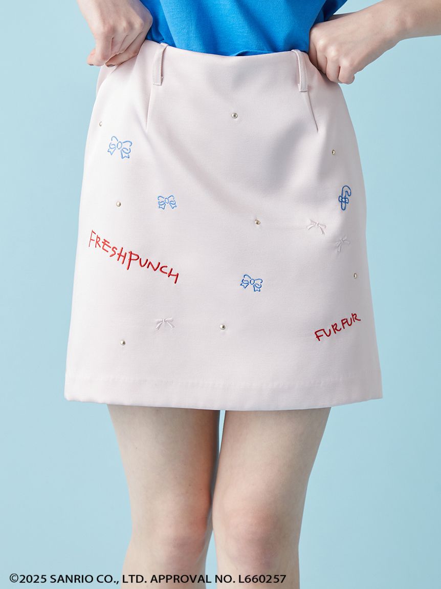 FURFUR（ファーファー）FRESH PUNCH 刺繍スカート FRESH PUNCH 刺繍スカート(ミニスカート)｜ボトムス｜FURFUR