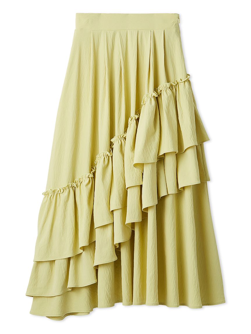 ランダムボリュームタフタスカート(ロングスカート)｜ボトムス｜FURFUR