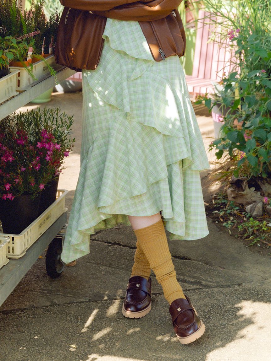 【新品】ZIMMERMANN ジマーマン　アシンメトリースカート　ロング 新品】ZIMMERMANN ジマーマン アシンメトリースカート ロング