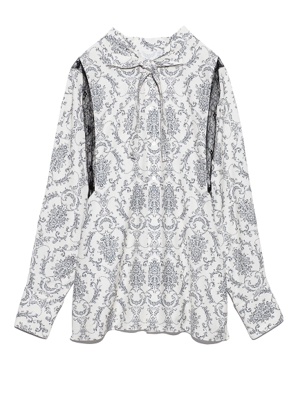 ウォールペーパーブラウス ブラウス トップス Furfur ファーファー 公式サイト オフィシャル通販サイト