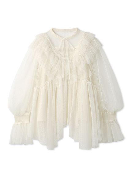 新品 未使用 FURFUR ファーファー 花柄 フリル キャミソール チュニック FURFUR （ファーファー)ベストセットセーラーカラーチュニック