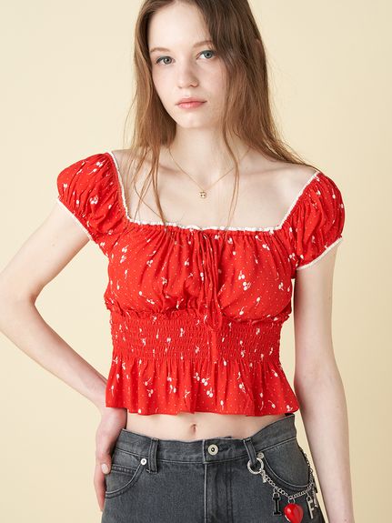 新品タグ付き★可愛いFURFUR サーモンピンク キュロットワンピ 新品タグ付き☆可愛いFURFUR サーモンピンク キュロットワンピ