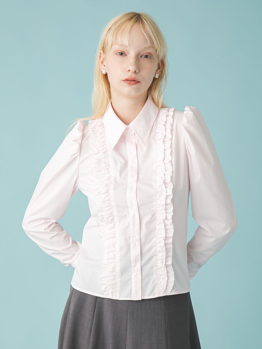 コンパクトパフスリーブシャツ(シャツ／ブラウス)｜トップス｜FURFUR