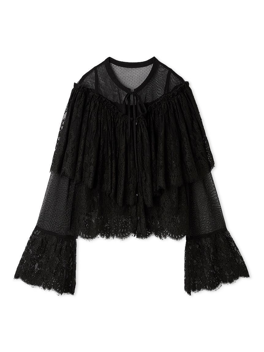 スカラップレースブラウス(シャツ／ブラウス)｜トップス｜FURFUR