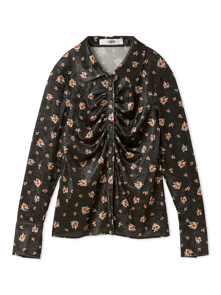 ソフトタッチオリジナルフローラルシャツ(シャツ／ブラウス)｜トップス