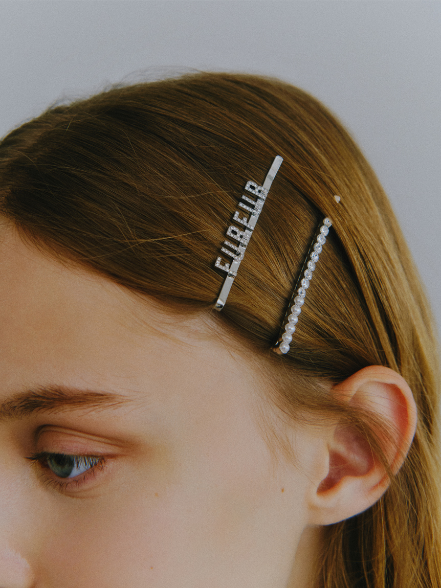 ロゴヘアピンセット(ヘッドアクセサリー)｜ACCESSORY｜FURFUR