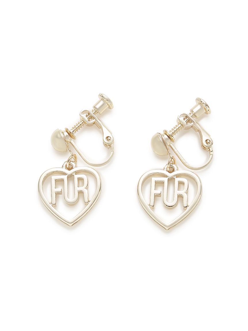 ハートロゴイヤリング(イヤリング)｜ACCESSORY｜FURFUR（ファー