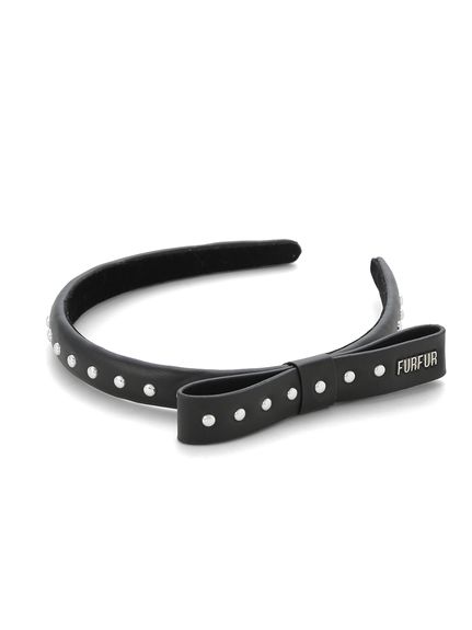 スタッズリボンカチューシャ(ヘアアクセサリー)｜ファッション雑貨