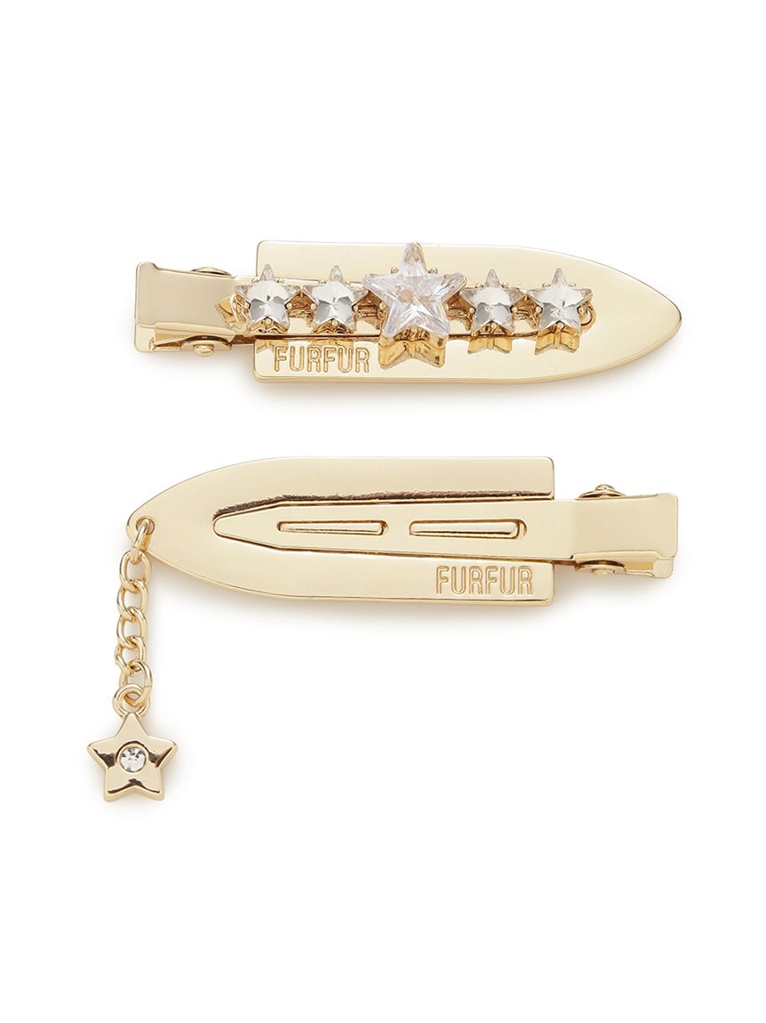 スターモチーフヘアピンセット(ヘアアクセサリー)｜ファッション雑貨