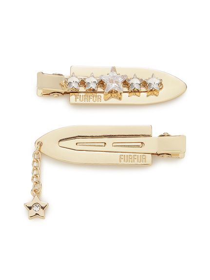 スターモチーフヘアピンセット(ヘアアクセサリー)｜ファッション雑貨