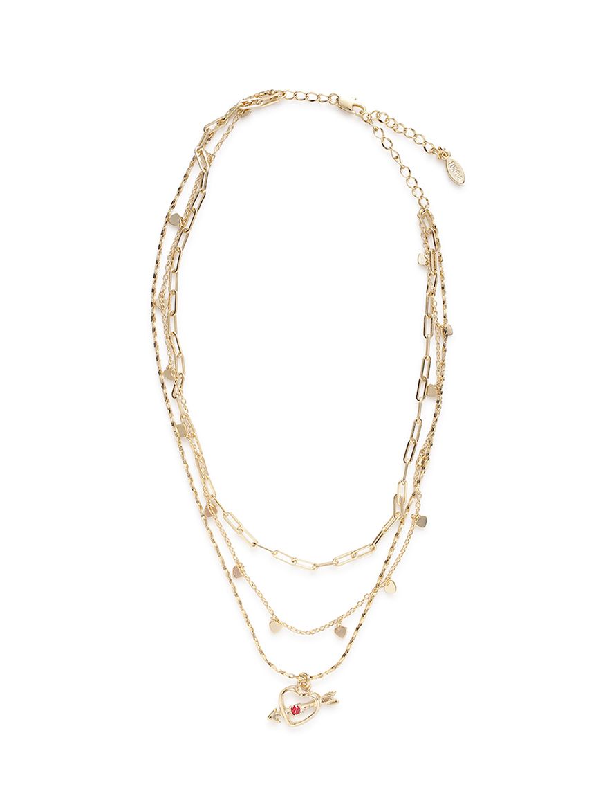 ハートモチーフ3連ネックレス(ネックレス)｜ACCESSORY｜FURFUR（ファー