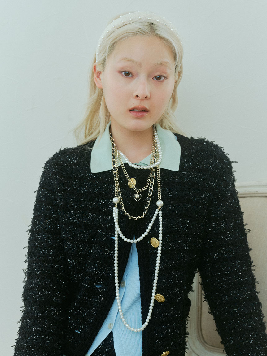 パールチェーンロングネックレス(ネックレス)｜ACCESSORY｜FURFUR
