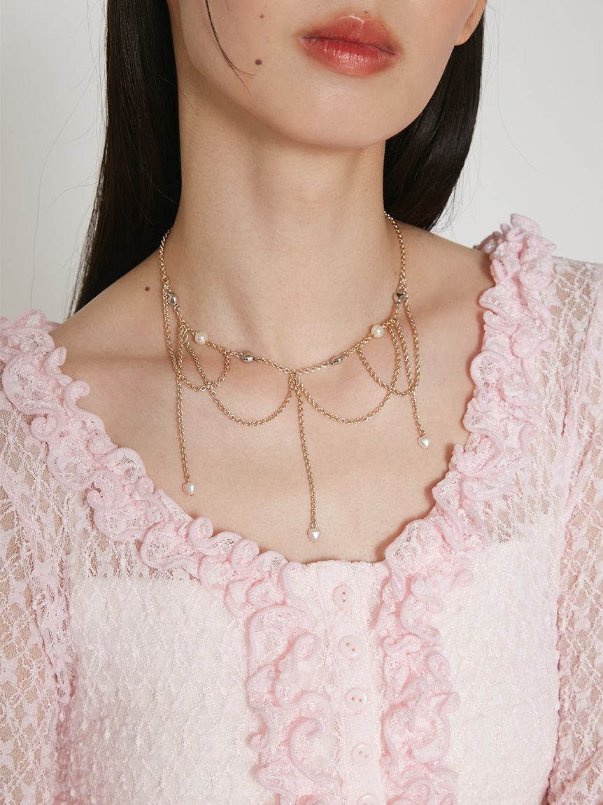 ハートドロップネックレス(ネックレス)｜ACCESSORY｜FURFUR（ファー