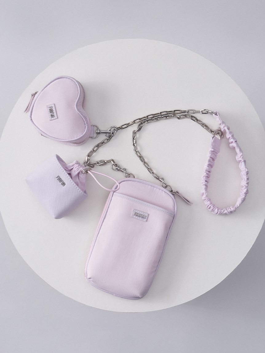 FURFUR キルティング3SETマルチショルダー ピンク WEB限定カラー