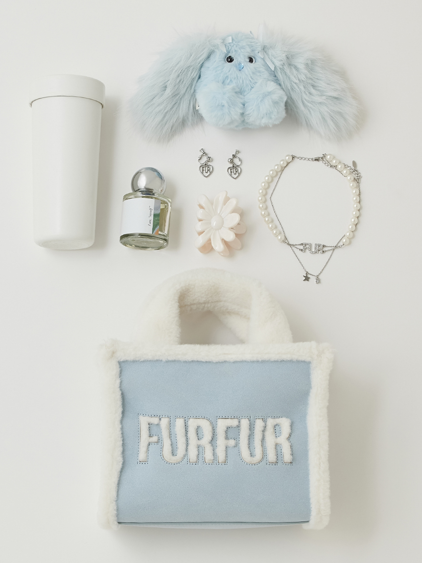 WEB・一部店舗限定カラー】ムートンロゴトートバッグ(バッグ)｜FURFUR