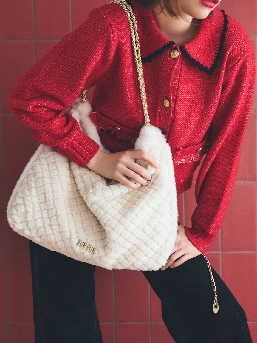 正規品♡FURFUR♡ジャガード上下セット♡ブラック ふくれジャガードパーカーセットアップ – BUNNY APARTMENT