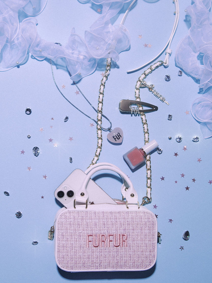 オフィシャルサイト限定カラー】ツイードフォンホルダー(バッグ