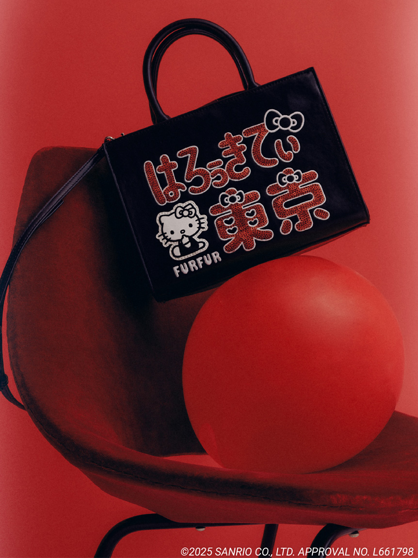 HELLO KITTYスクエアバッグ(トートバッグ)|バッグ|FURFUR(ファー HELLO KITTYスクエアバッグ(トートバッグ)|バッグ|FURFUR(ファー