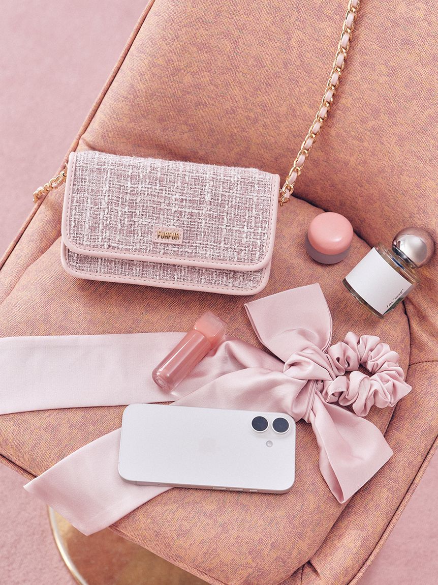 オフィシャルサイト限定カラー】ツイードロゴフォンホルダー