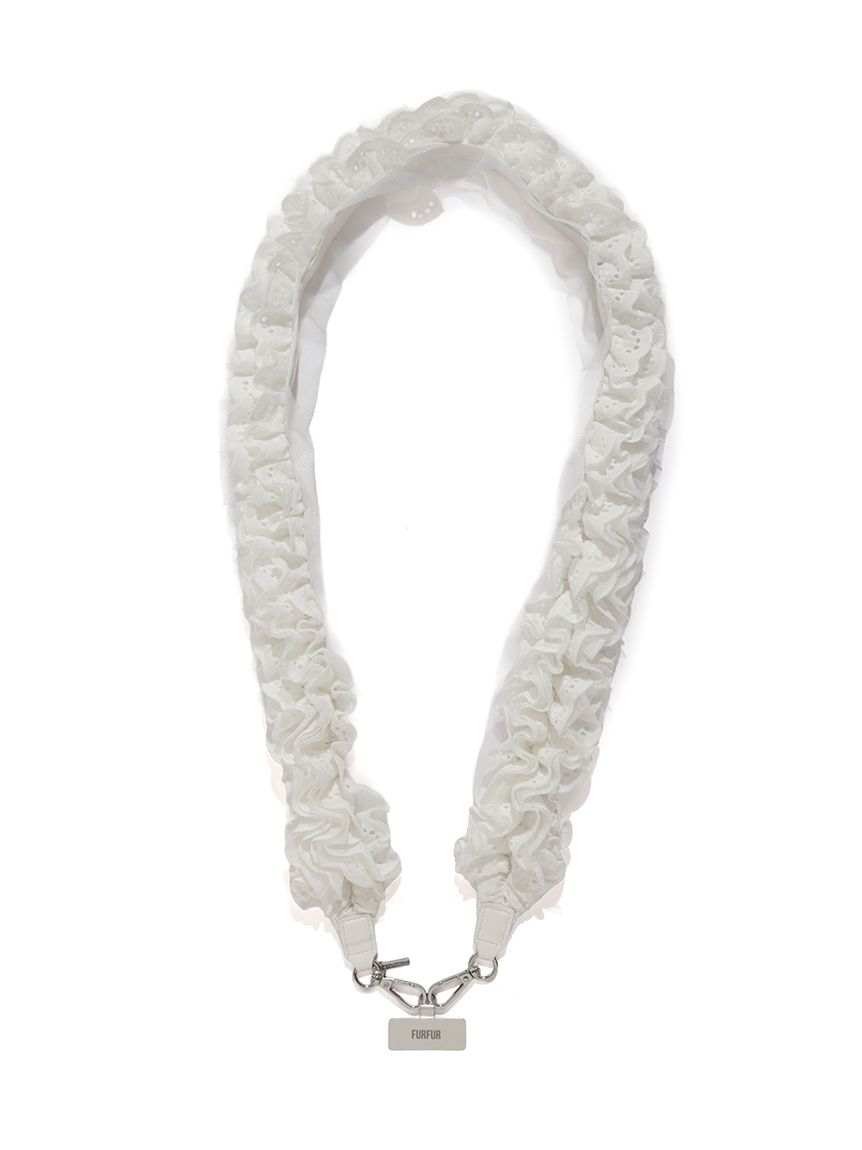 FURFUR ショルダーバッグ ストラップ ビッグリボンショルダーストラップ(モバイルアクセサリー