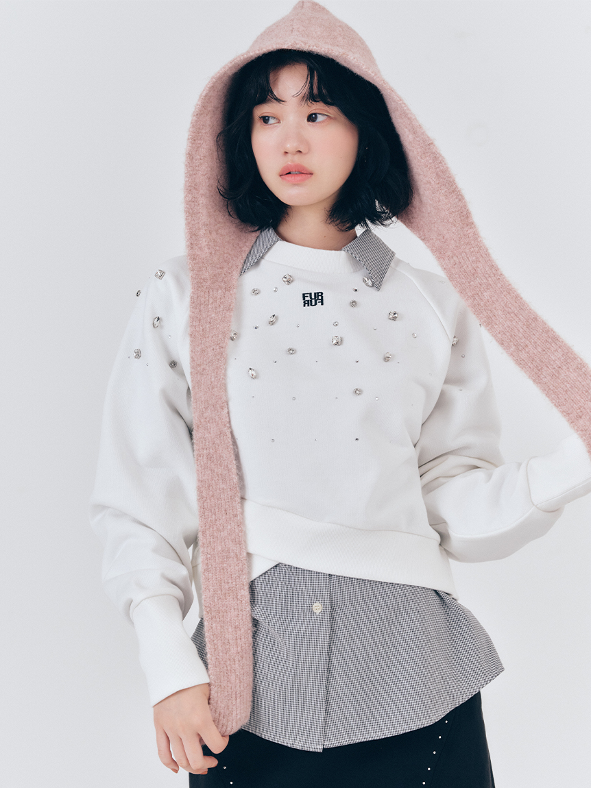 正規品♡FURFUR♡べビモコハート柄上下セット♡ブラック 正規品♡FURFUR♡ベビモコ上下セット♡ブラック FURFUR（ファー