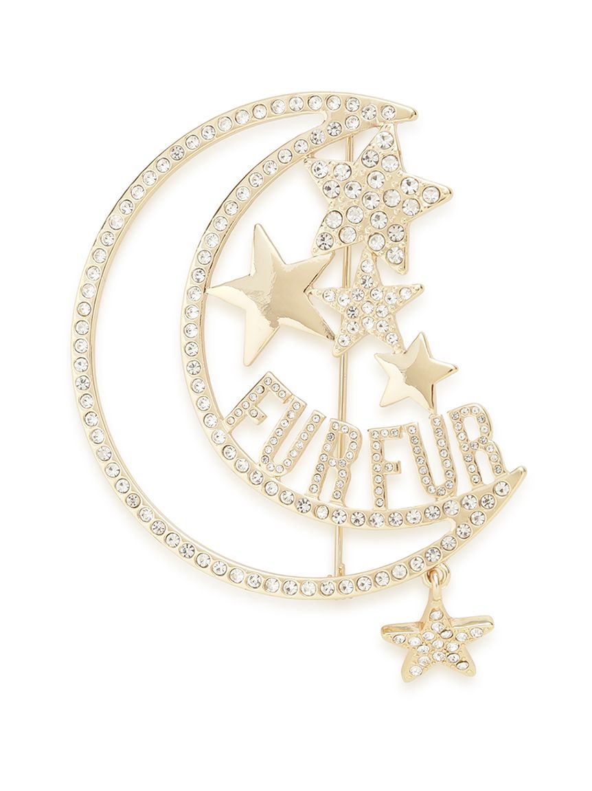 ムーン＆スターモチーフブローチ(その他)｜ファッション雑貨｜FURFUR