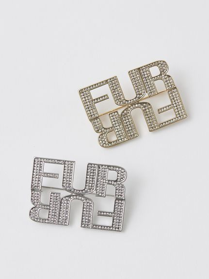 ダブルハートモチーフブローチ(ブローチ)｜ACCESSORY｜FURFUR（ファー