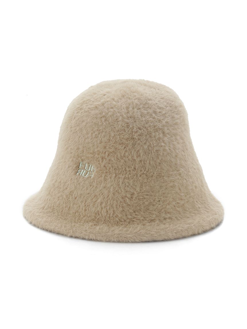 ロゴ刺繍エコファーバケットハット(帽子)｜ファッション雑貨｜FURFUR