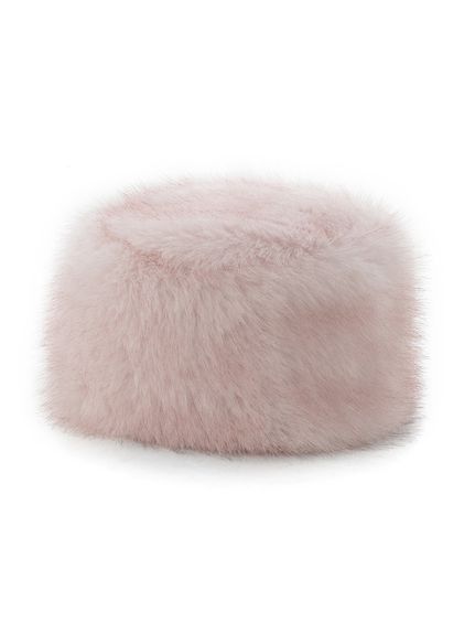 FURFUR（ファーファー）ブークレー無地ストール　ピンク FURFUR（ファーファー）ブークレー無地ストールピンク