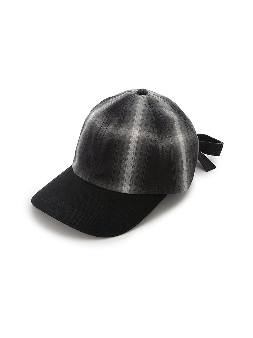 バックリボンチェック柄キャップ(帽子)｜ファッション雑貨｜FURFUR
