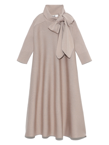 ボウタイニットワンピース ニットワンピース ワンピース Furfur ファーファー 公式サイト オフィシャル通販サイト