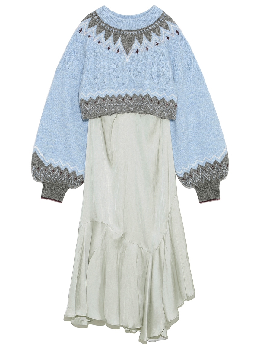 ノルディックコンビワンピース ワンピース ワンピース Furfur ファーファー 公式サイト オフィシャル通販サイト